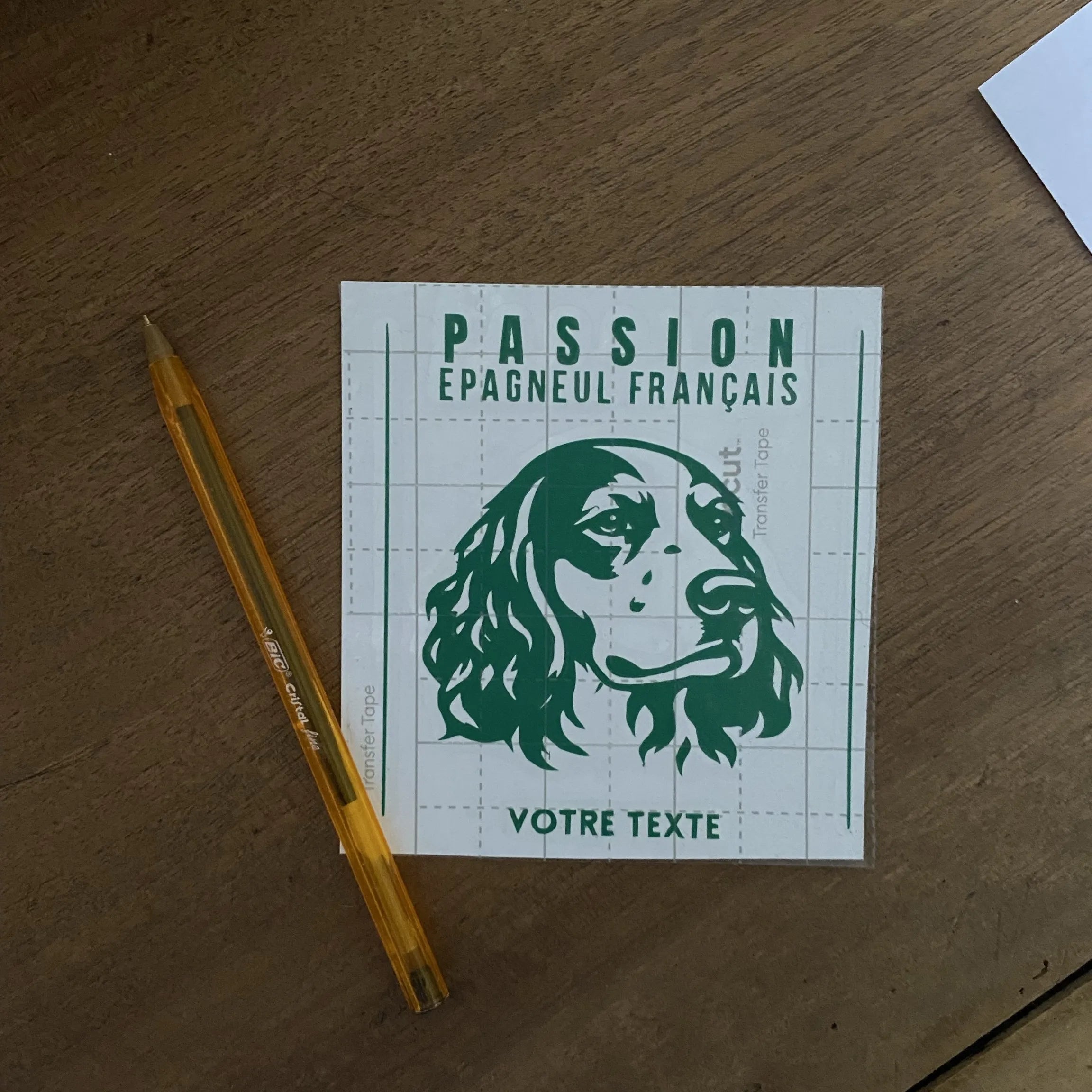 Stickers Personnalisé – Passion Chien de Chasse