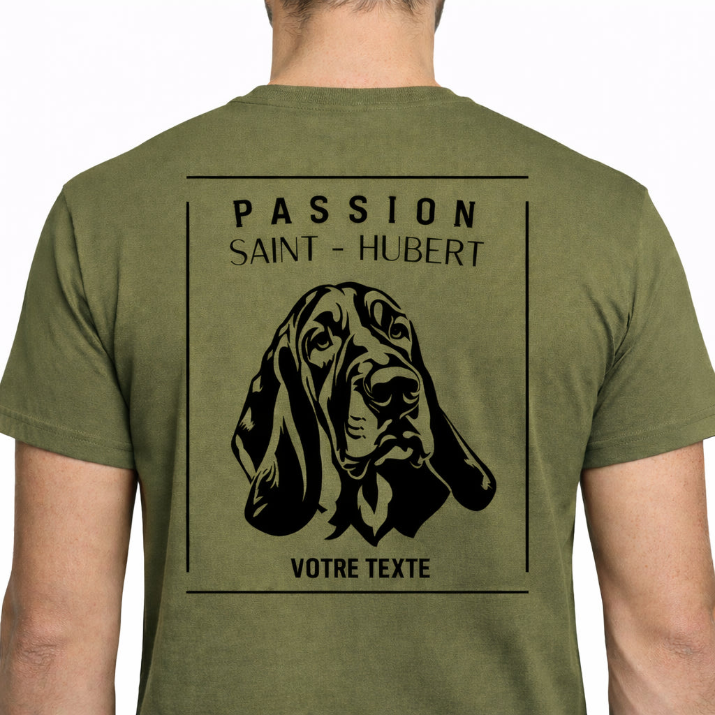 T-shirt Personnalisé – Passion Chien de Chasse